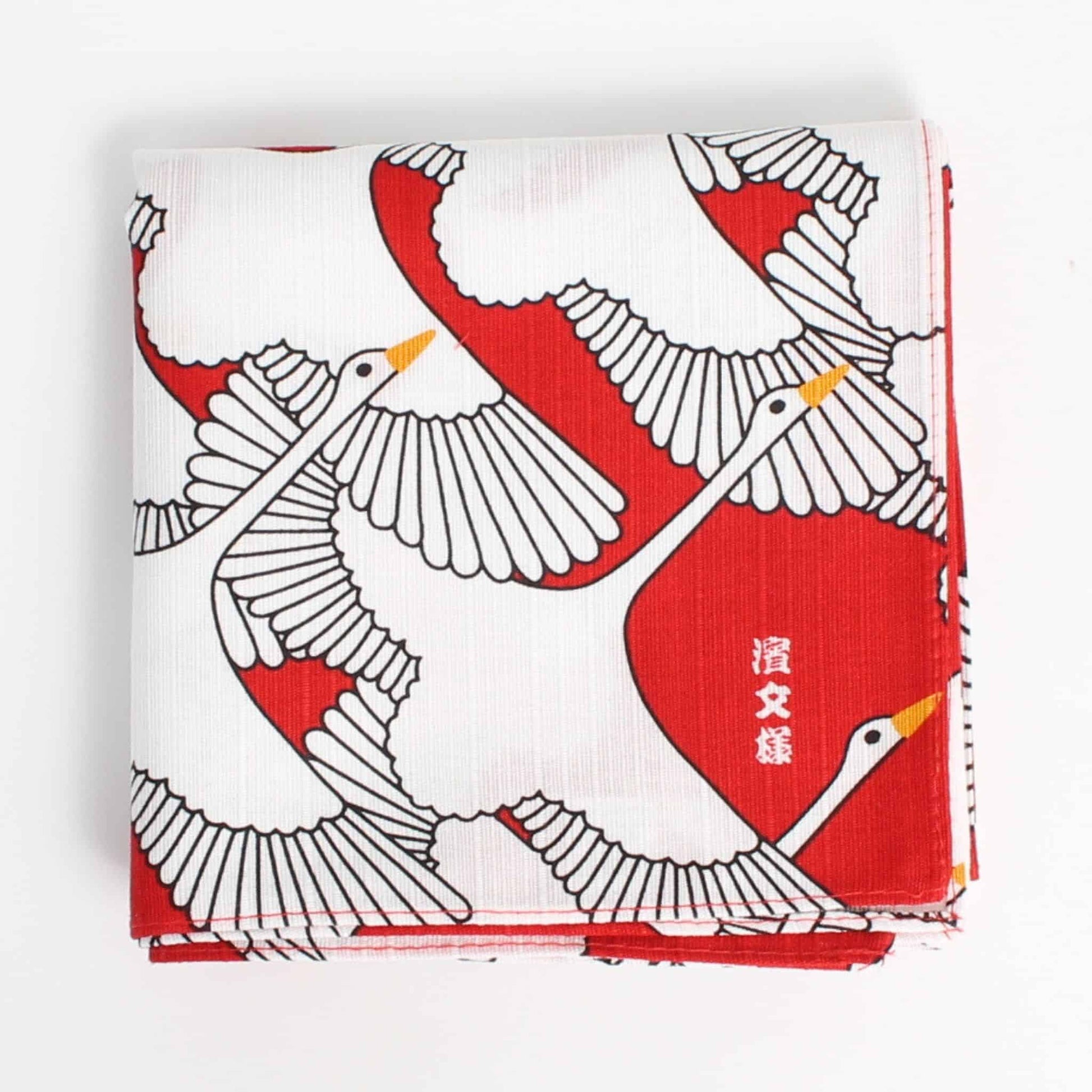 Small Furoshiki - Celebrated Crane Red