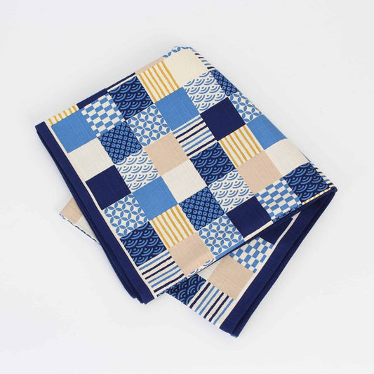 Large Furoshiki - Ichimatsu Komon