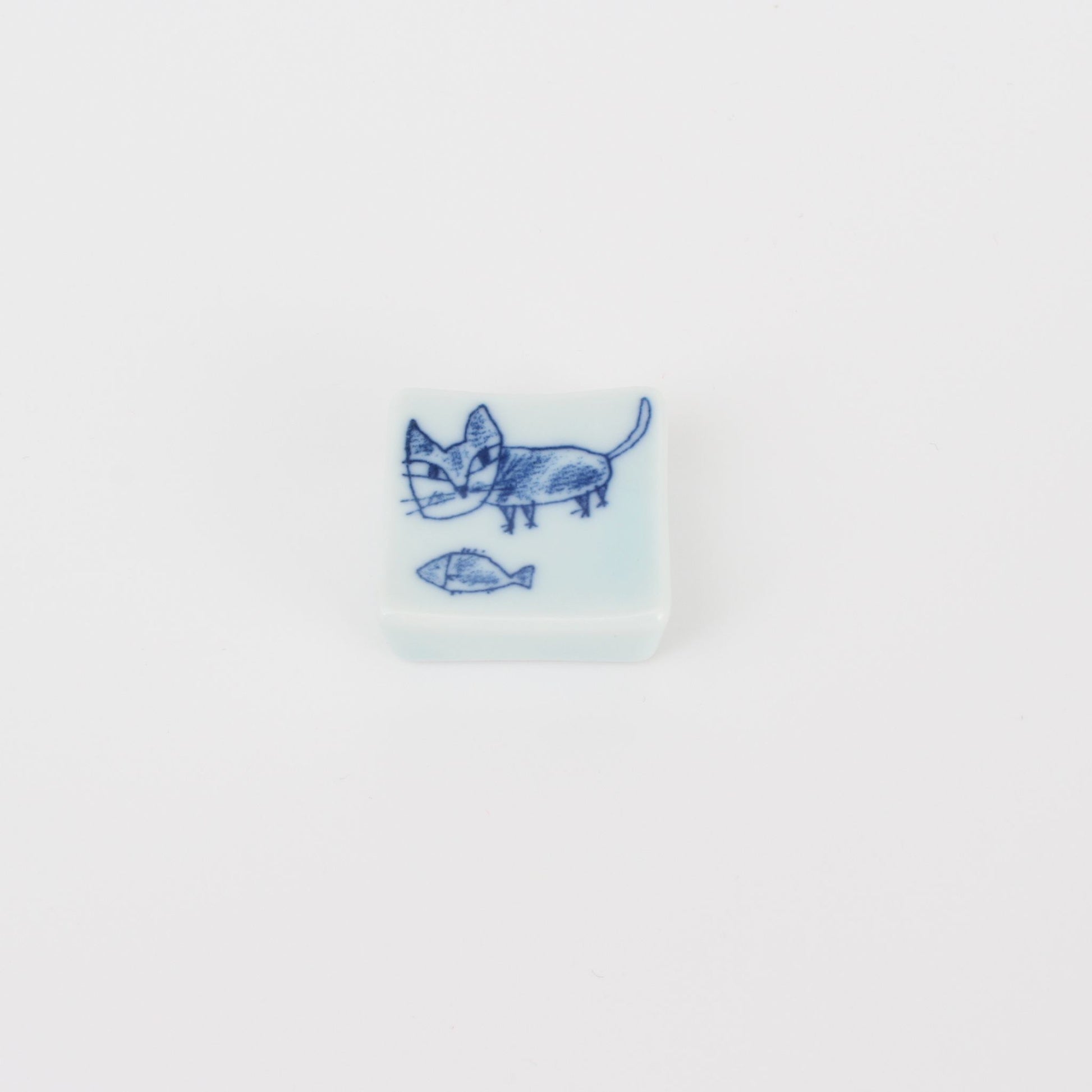 Chopstick Holder - Cat & Fish