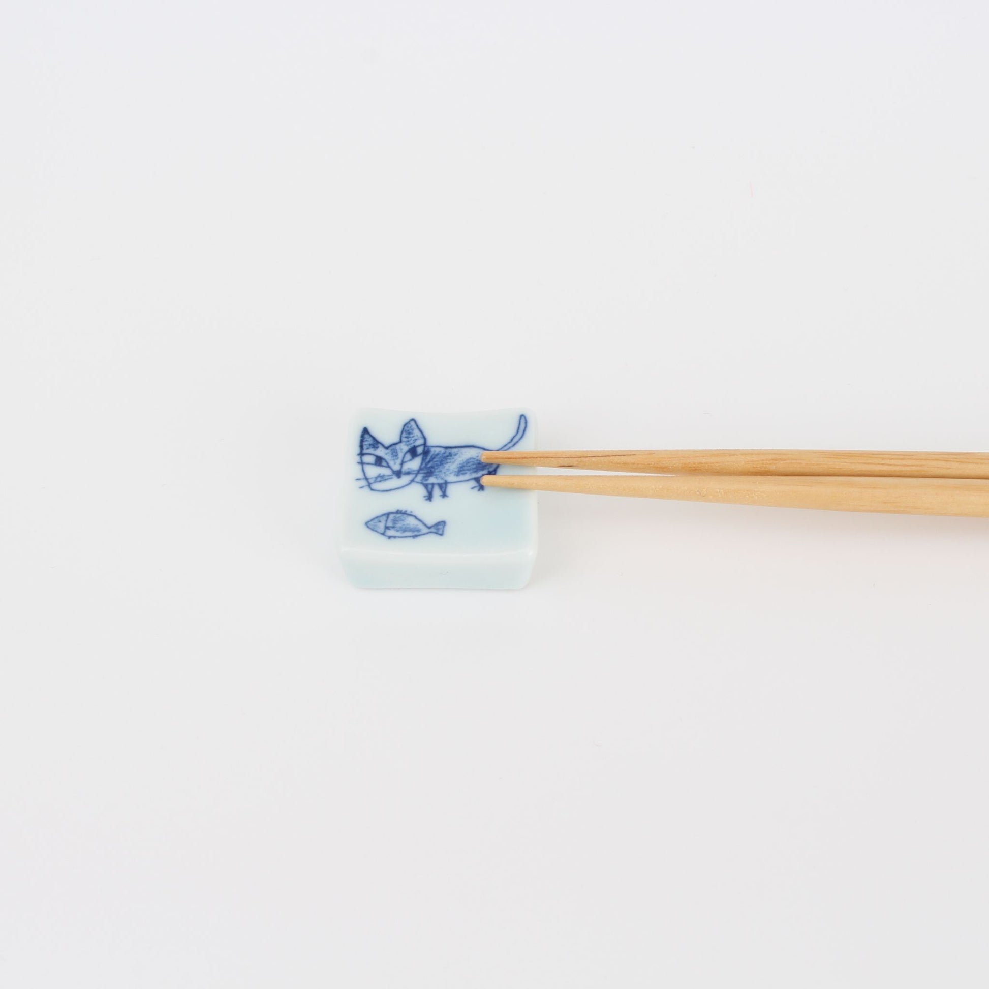 Chopstick Holder - Cat & Fish