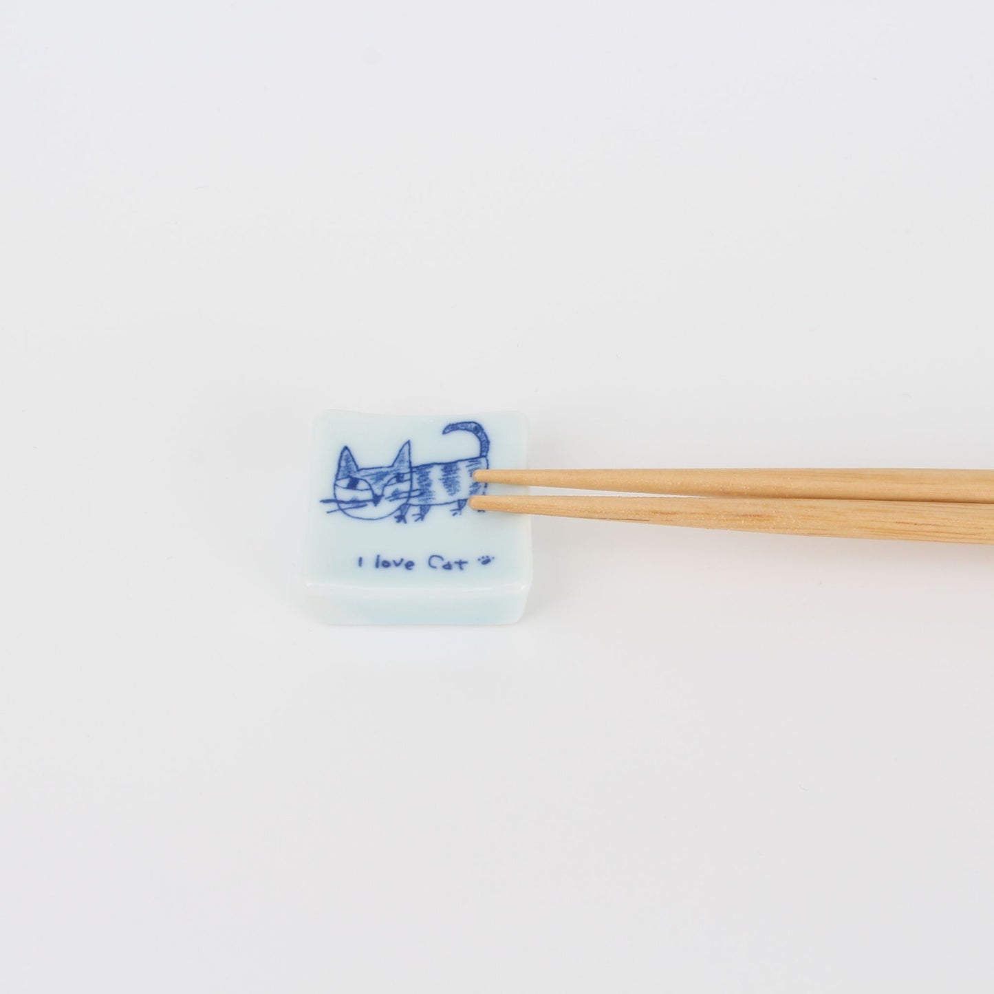 Chopstick Holder - I Love Cats