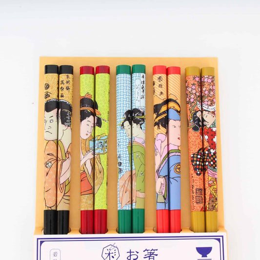Chopstick Set - Ukiyo-e 5P