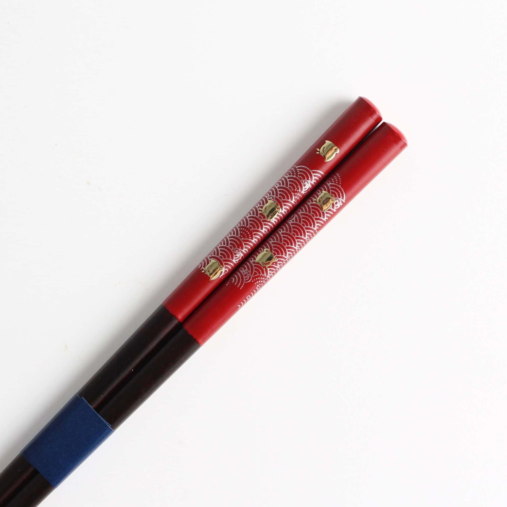 Chopsticks -  Chidori Blue Wave Red