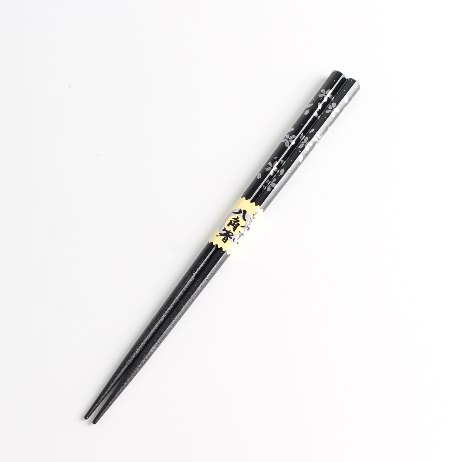 Chopsticks - Hachikaku Cherry Blossoms Black