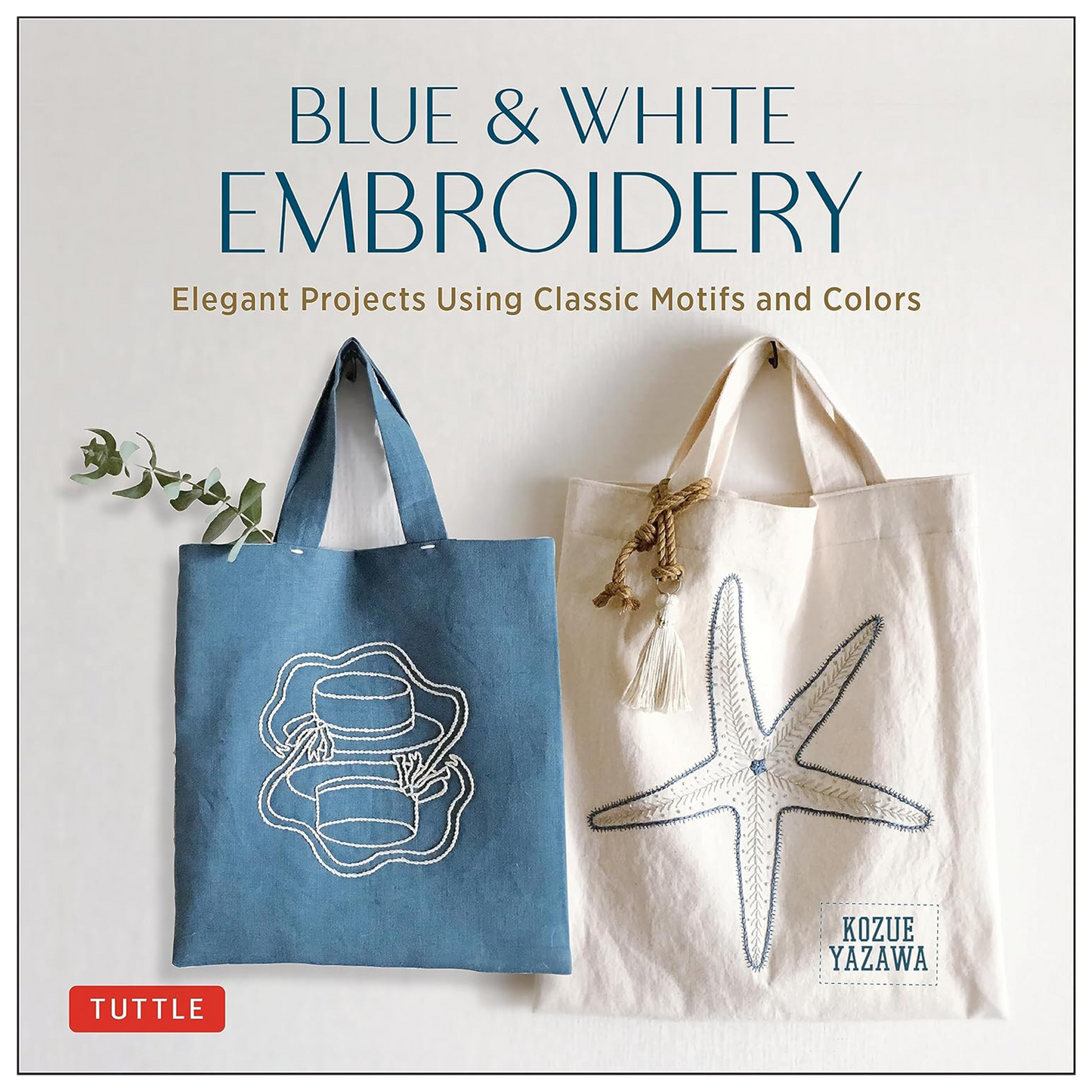 Blue & White Embroidery by Kozue Yazawa