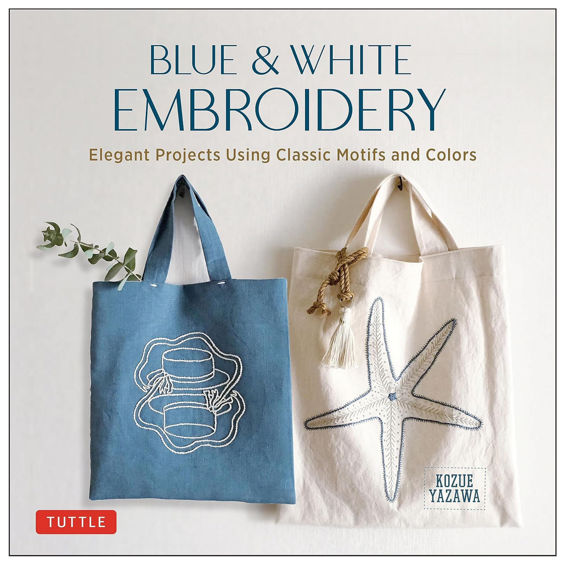 Blue & White Embroidery by Kozue Yazawa