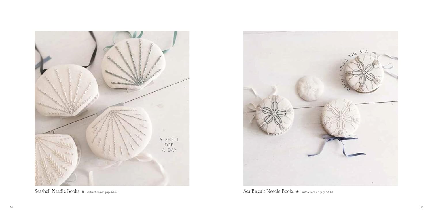Blue & White Embroidery by Kozue Yazawa