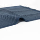 Sashiko Tea Towel 34x34cm - Gridded Pattern Cloth (Navy)