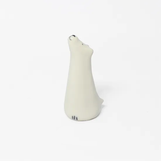 Ring Holder - White Dog