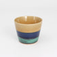 Tea Cup Yellow/Blue/Green