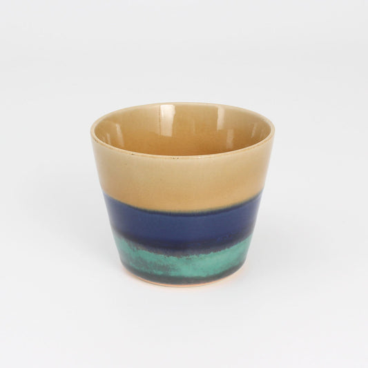 Tea Cup Yellow/Blue/Green