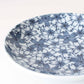 Small Plate Indigo Cherry Blossoms