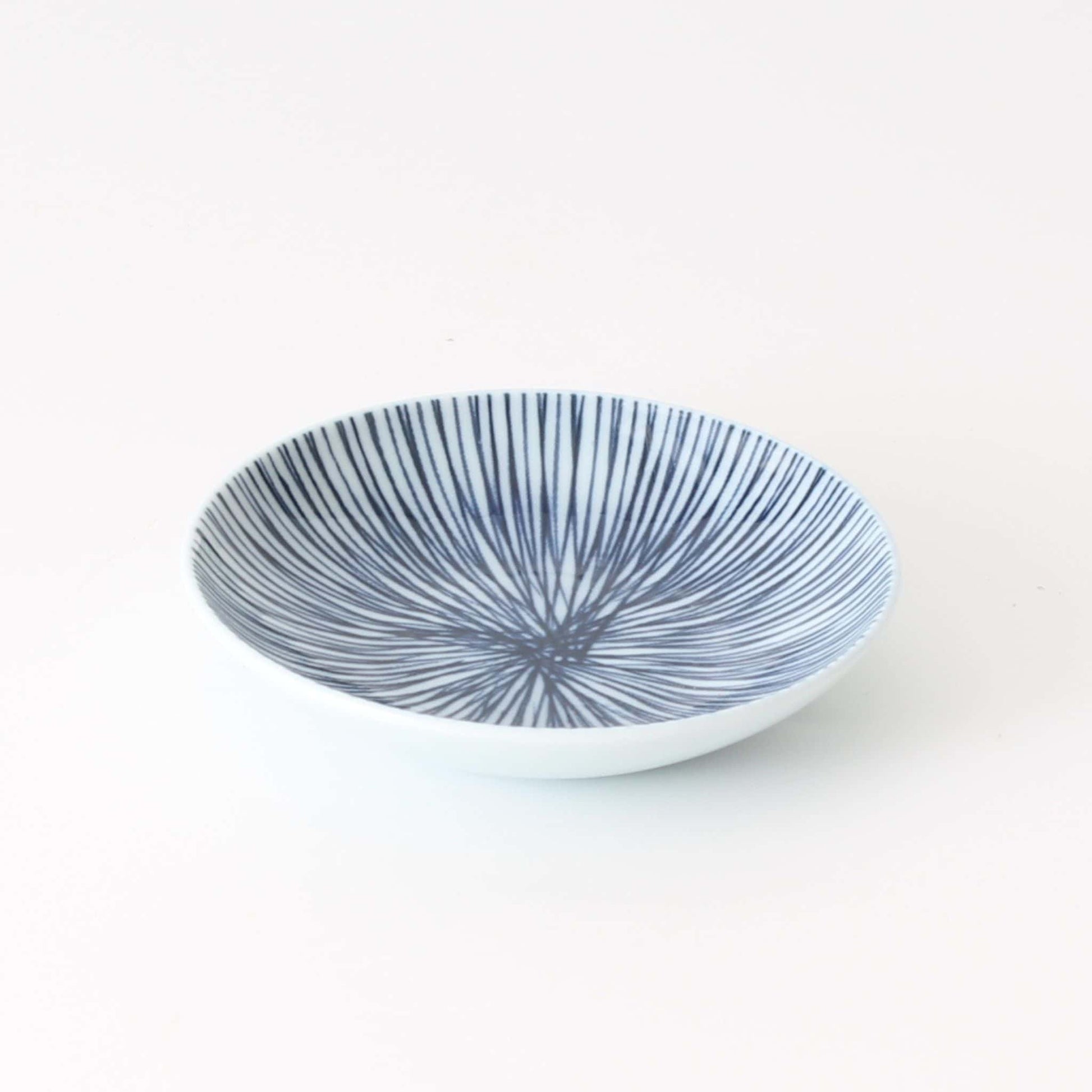 Small Plate Indigo Tokusa