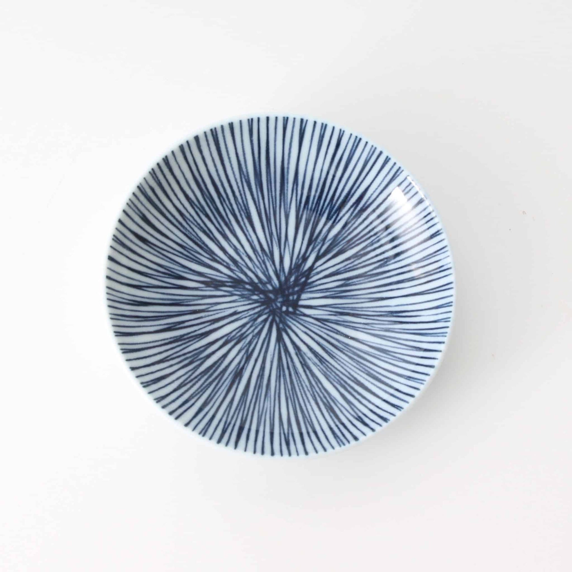 Small Plate Indigo Tokusa