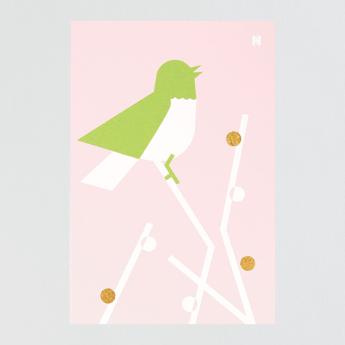 Postcard - Japanese Nightingale