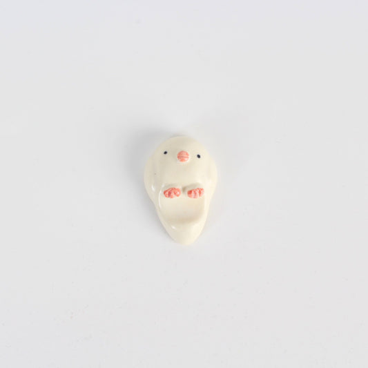 Chopstick Holder - White Java Sparrow