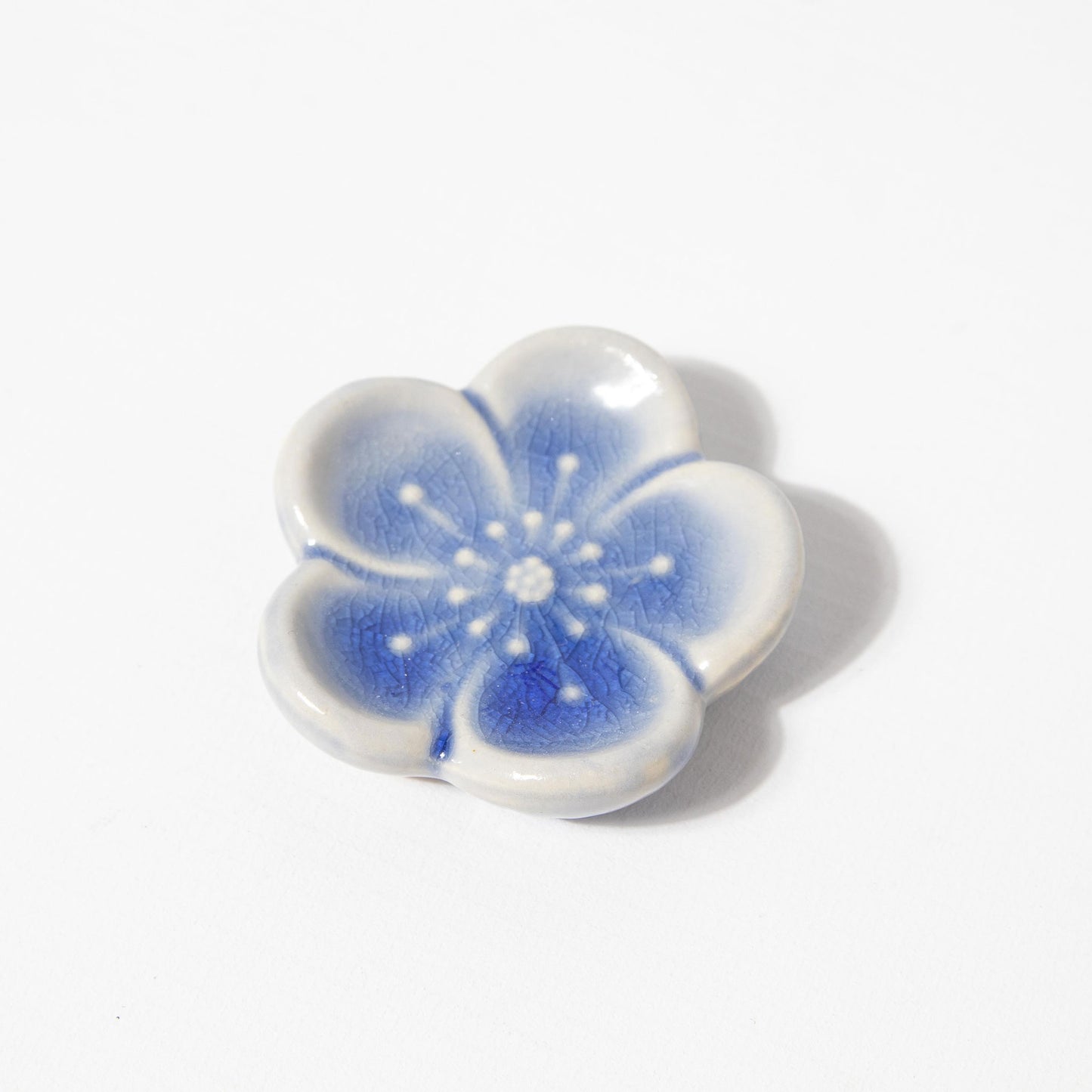 Chopstick Holder - Plum Blossom Blue