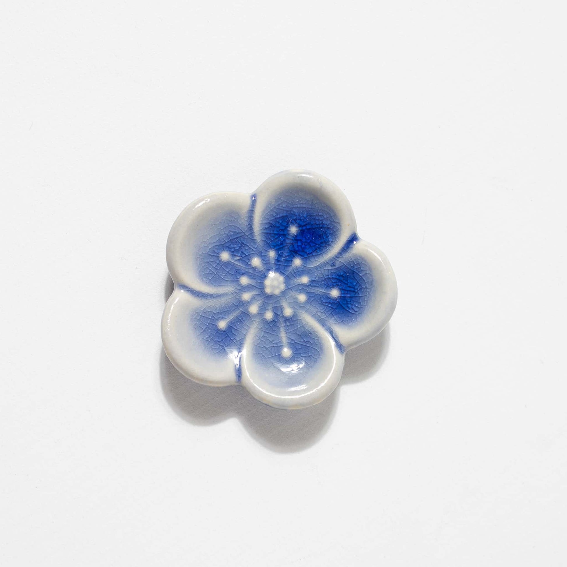 Chopstick Holder - Plum Blossom Blue