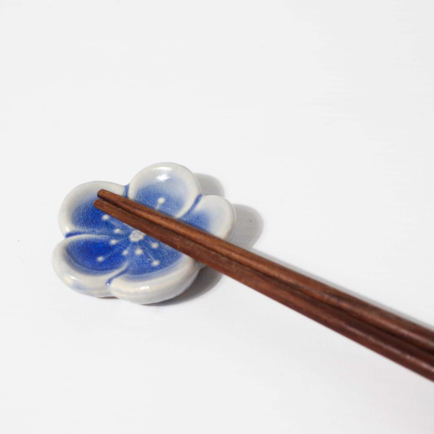 Chopstick Holder - Plum Blossom Blue