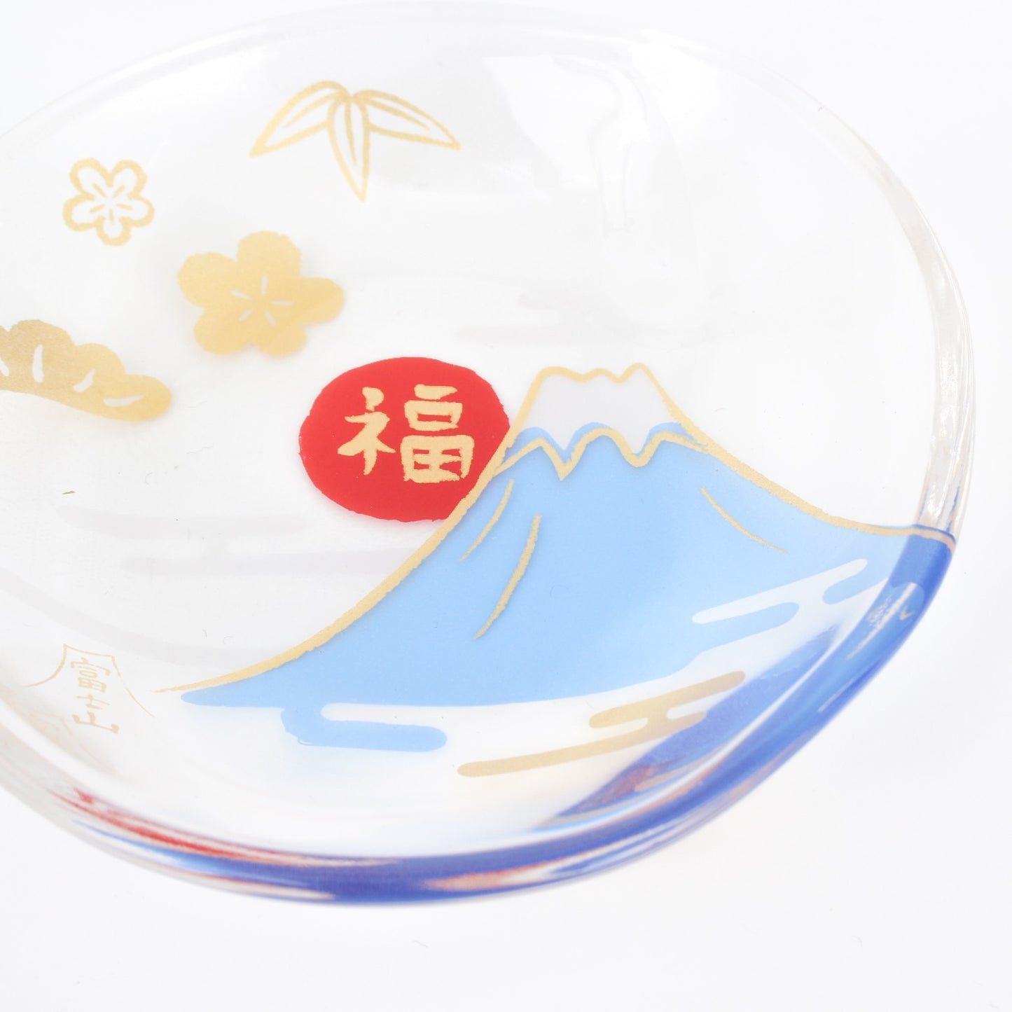Glass Small Plate - Mt Fuji