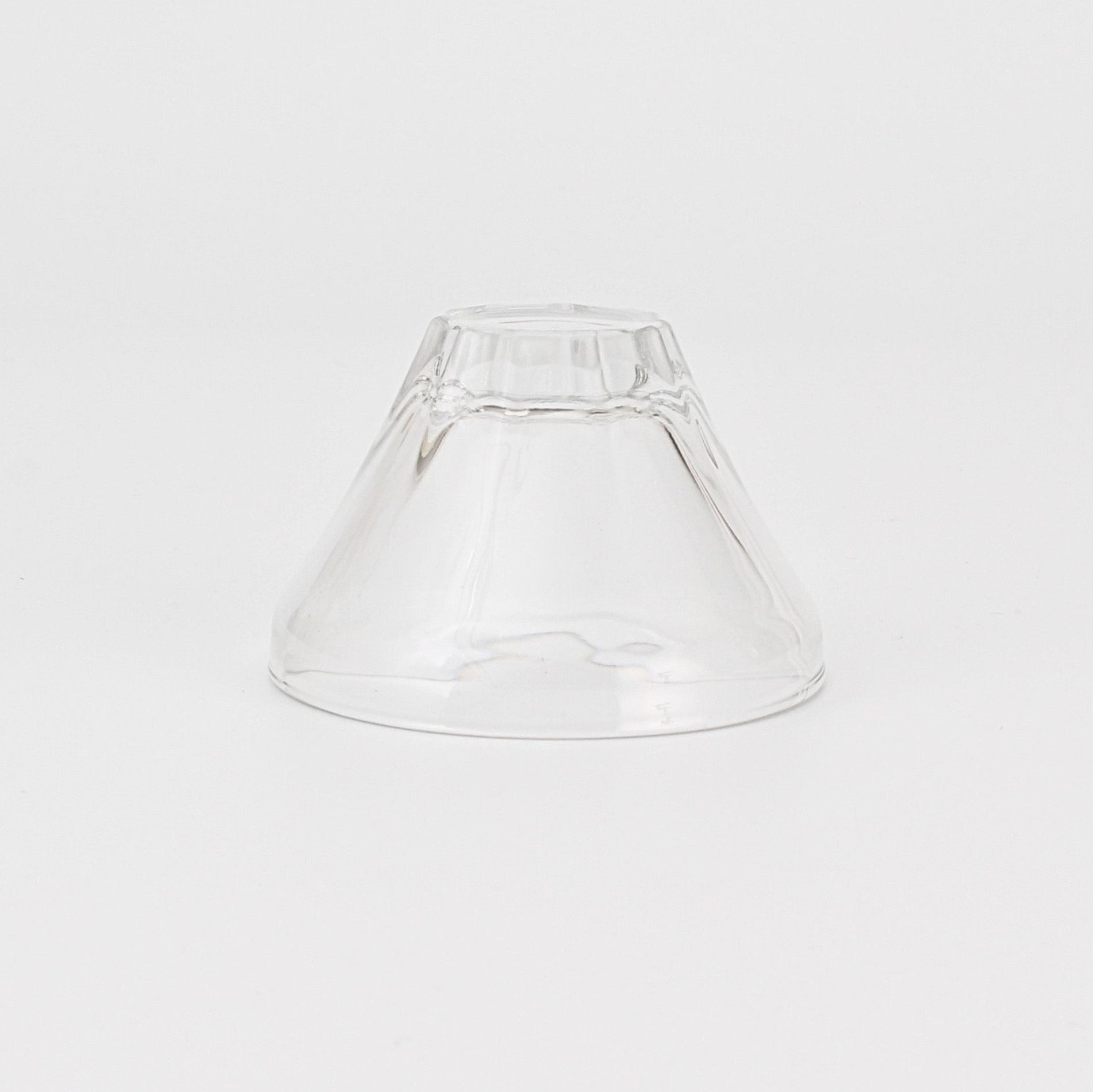 Mt Fuji Reflected Glass Sake Cup Clear