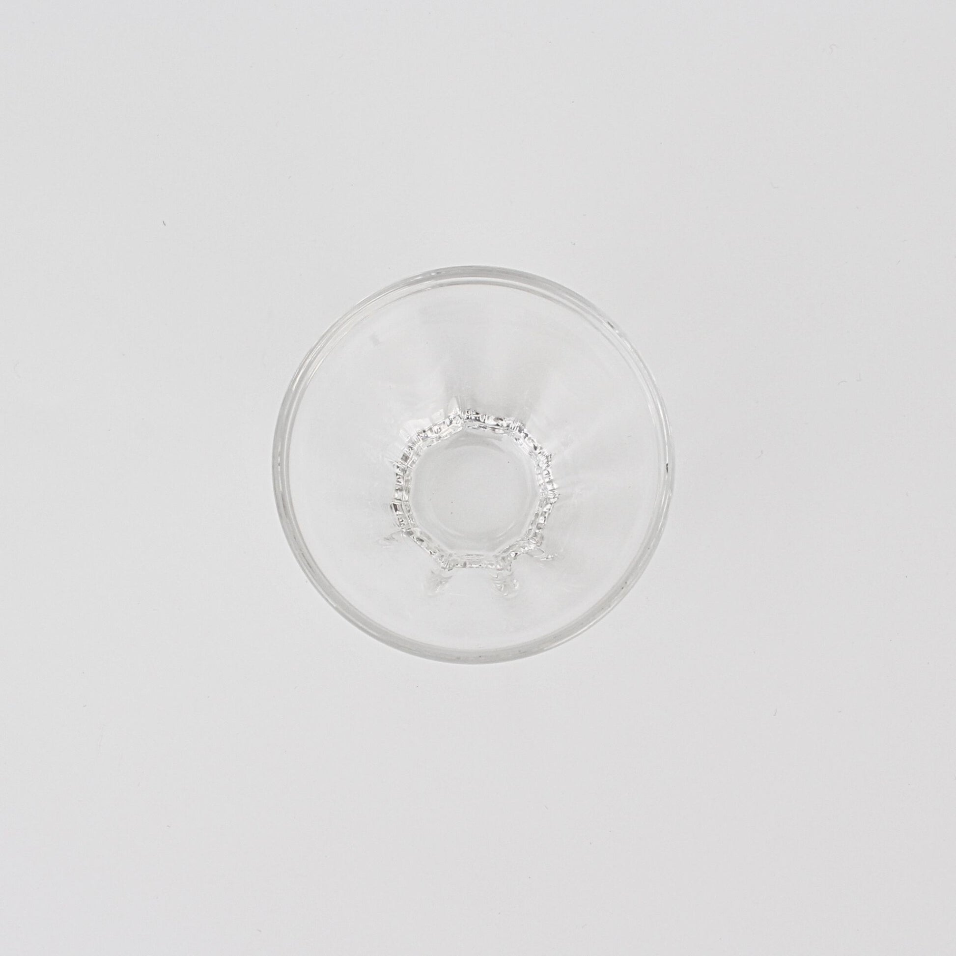 Mt Fuji Reflected Glass Sake Cup Clear