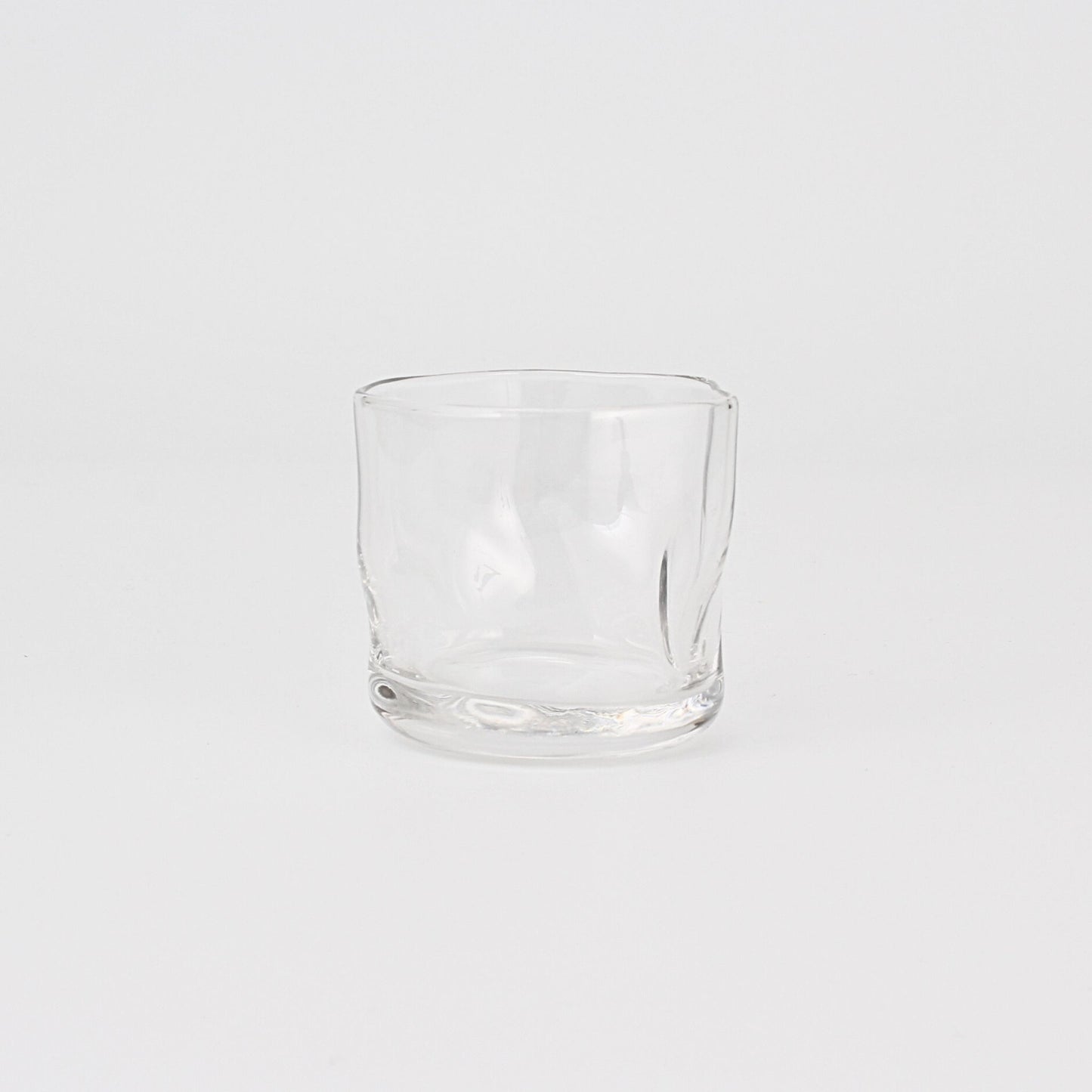 Glass Sake Cup Tebineri Fluid