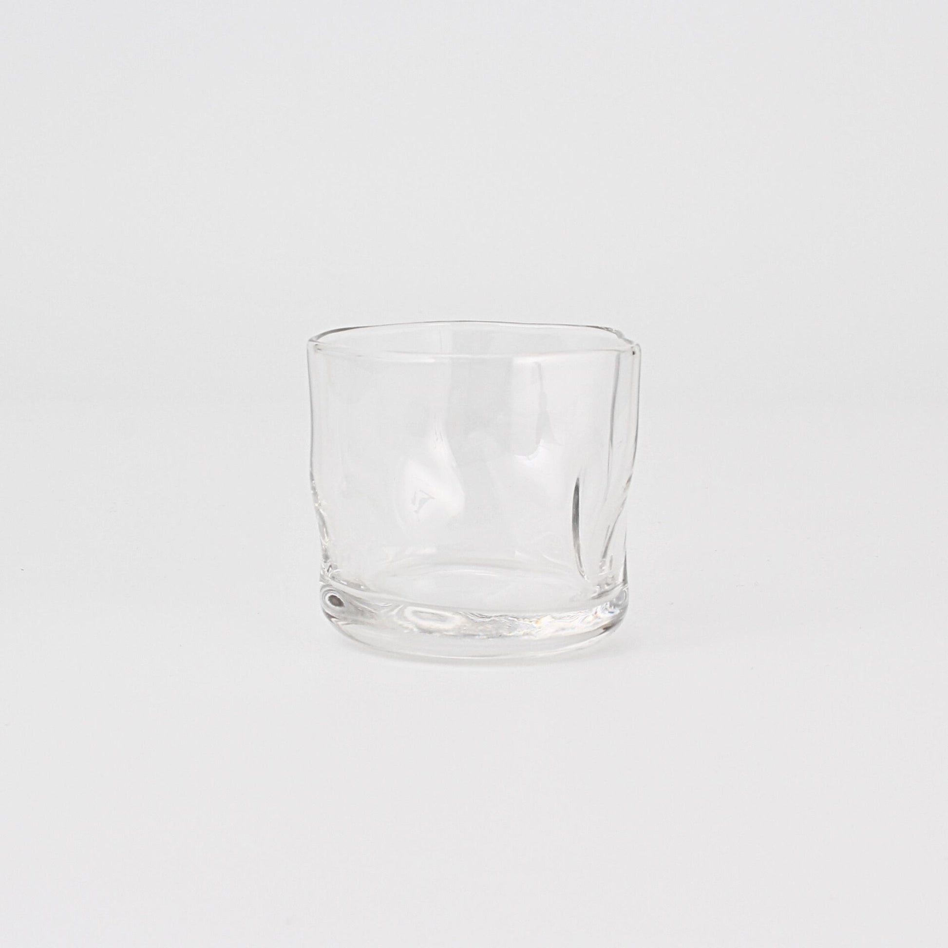 Glass Sake Cup Tebineri Fluid