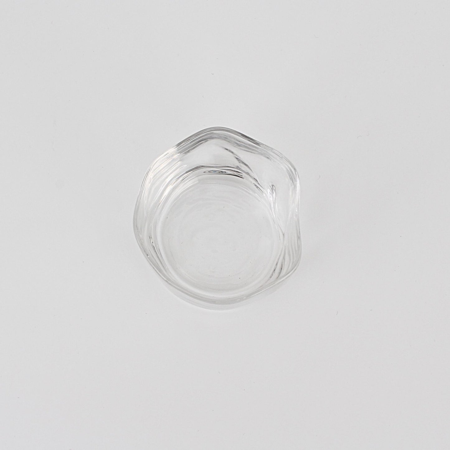 Glass Sake Cup Tebineri Fluid
