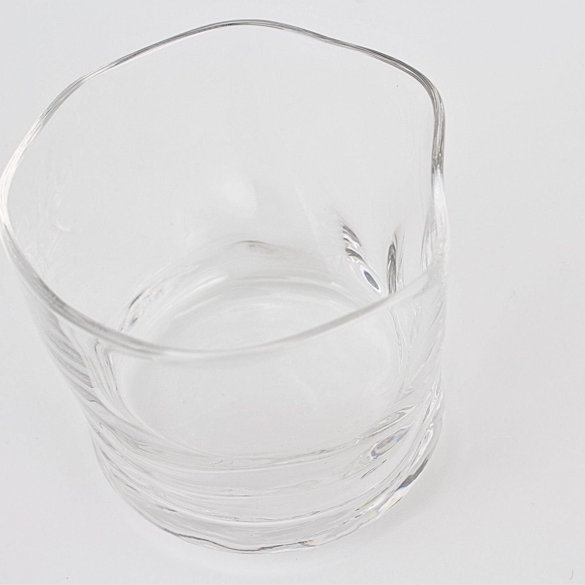 Glass Sake Cup Tebineri Fluid