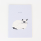 Notebook A5 - Cat Purple