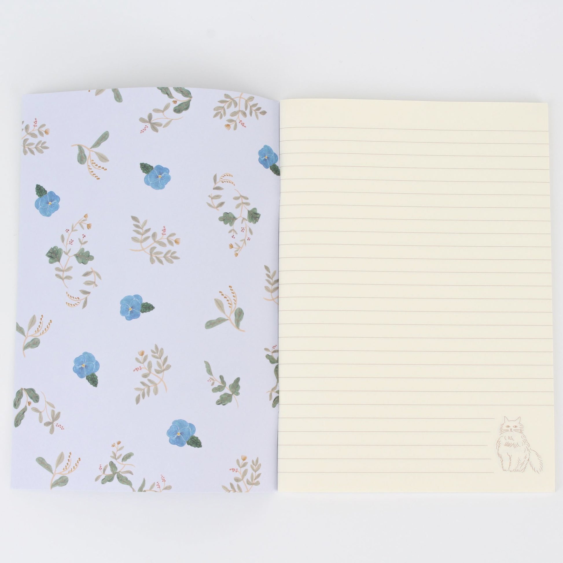 Notebook A5 - Cat Purple