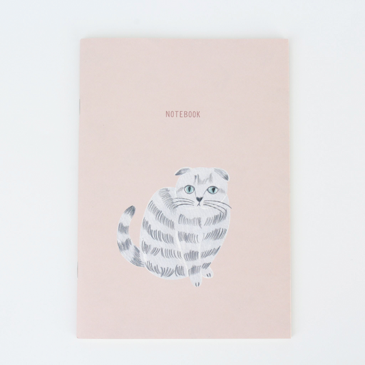 Notebook A5 - Cat Pink