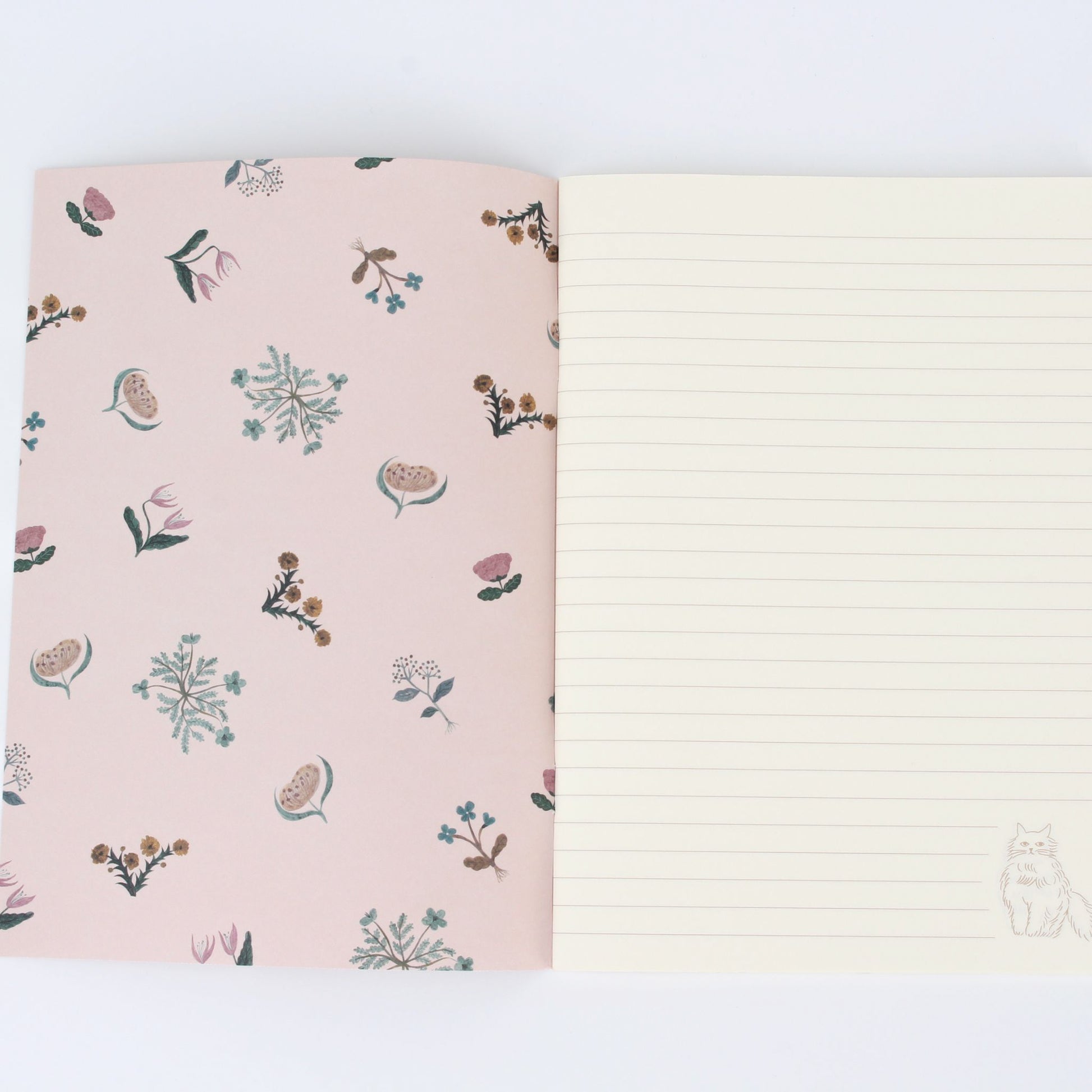 Notebook A5 - Cat Pink