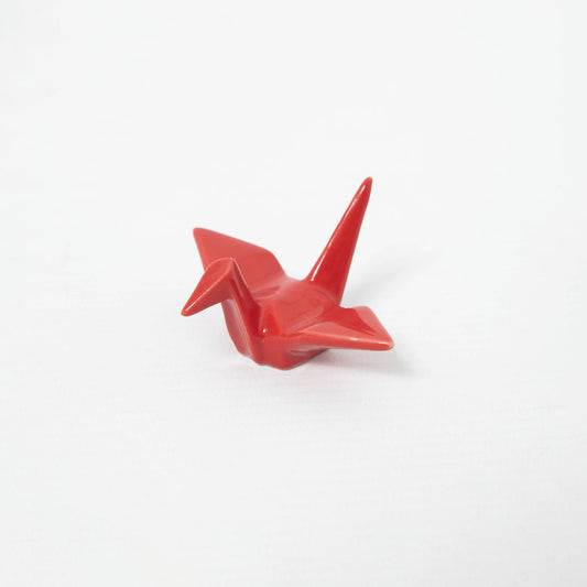 Chopstick Holder - Crane Red