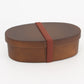 Magewappa Oval Bento Box Large - Dark Brown