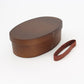 Magewappa Oval Bento Box Large - Dark Brown