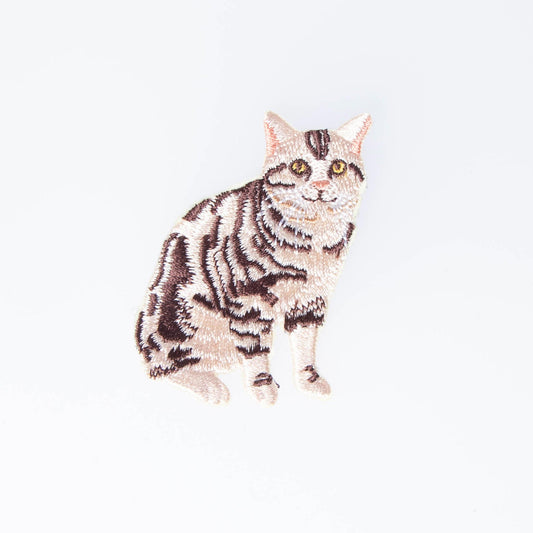 Iron On Patch - Cat (American Shorthair)