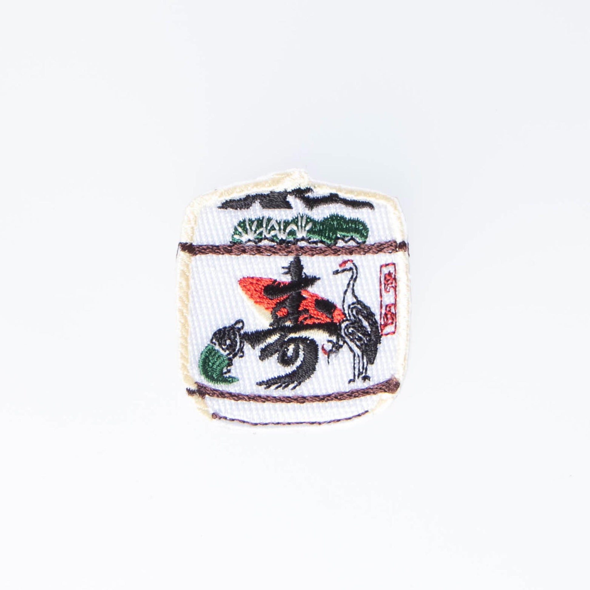 Iron On Patch - Sake Barrel