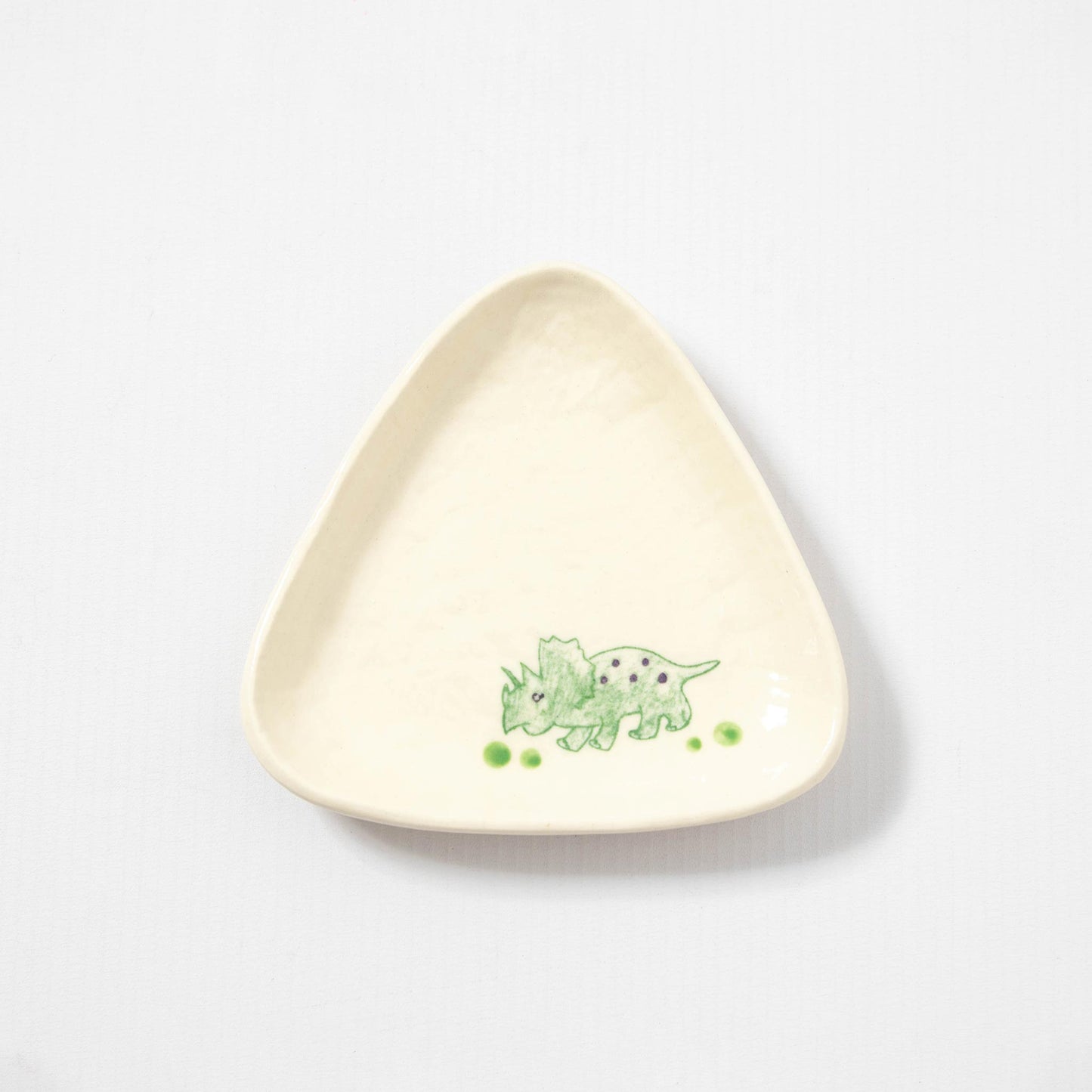 Triangle Plate - Triceratops