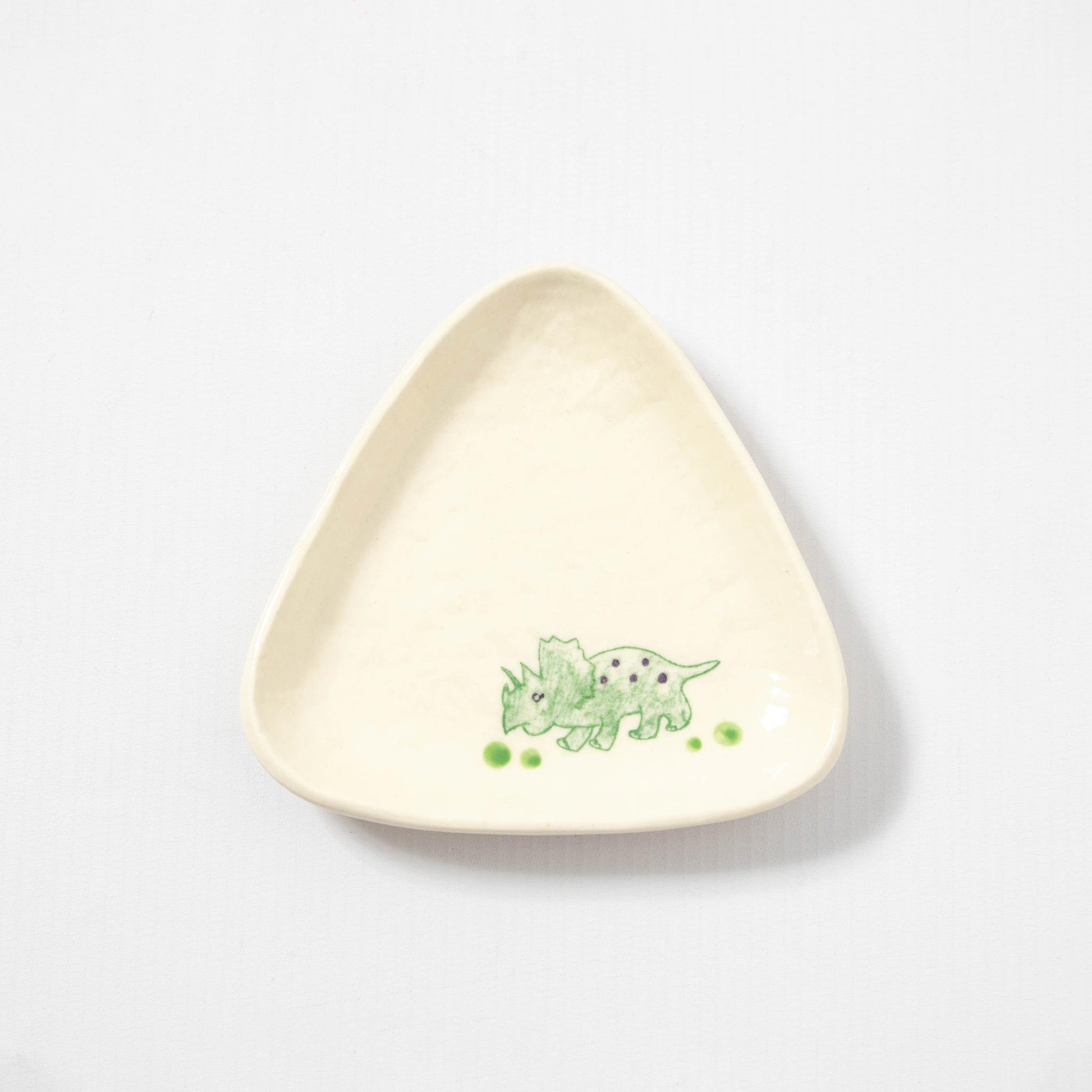 Triangle Plate - Triceratops