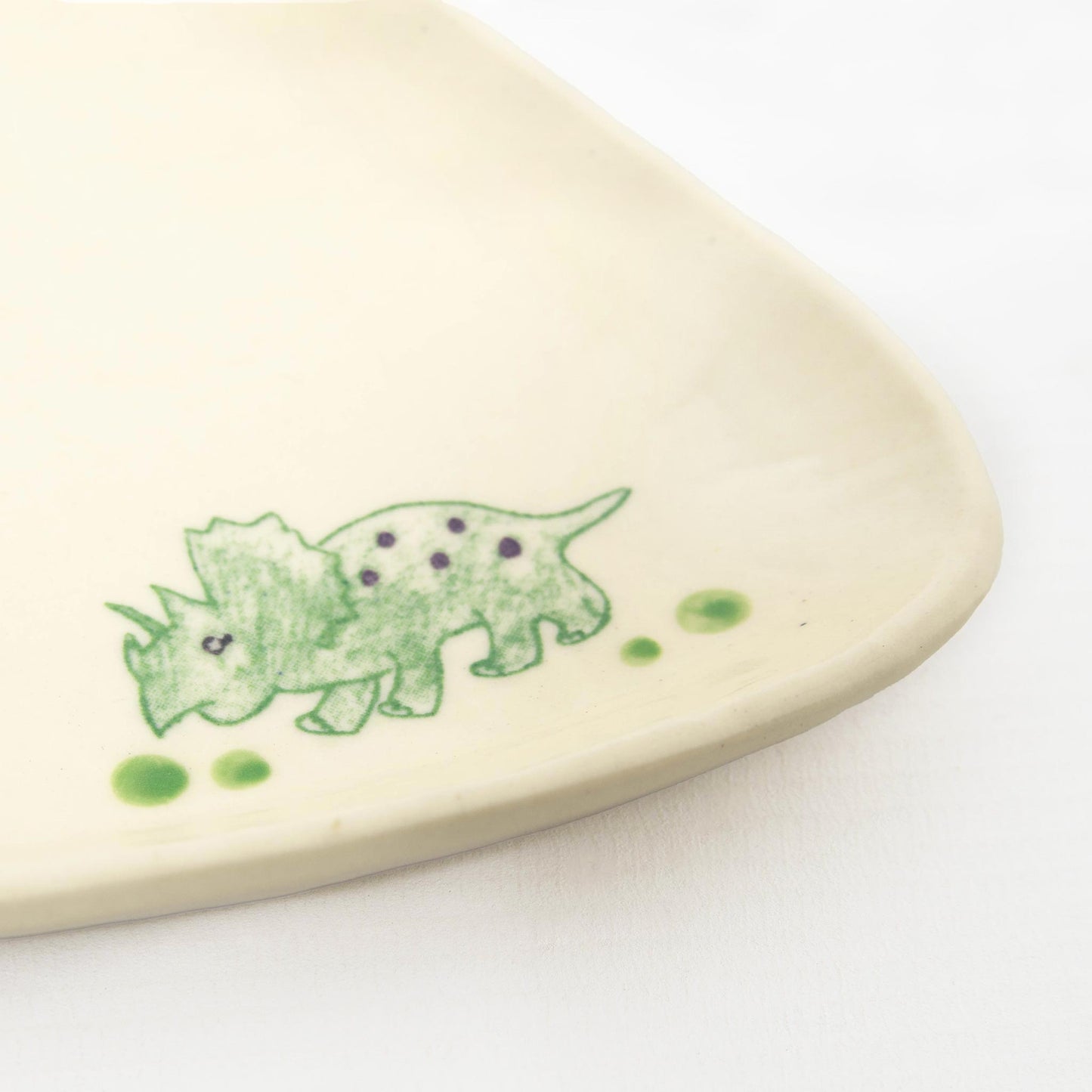 Triangle Plate - Triceratops
