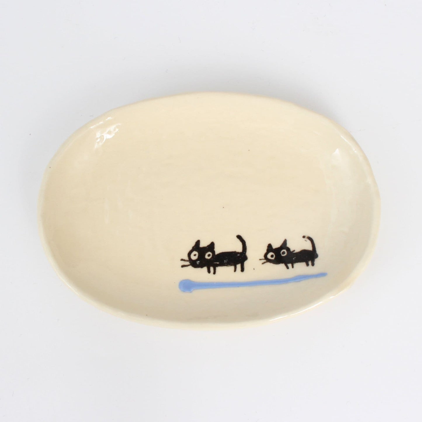 Small Plate - Black Cat