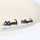 Small Plate - Black Cat