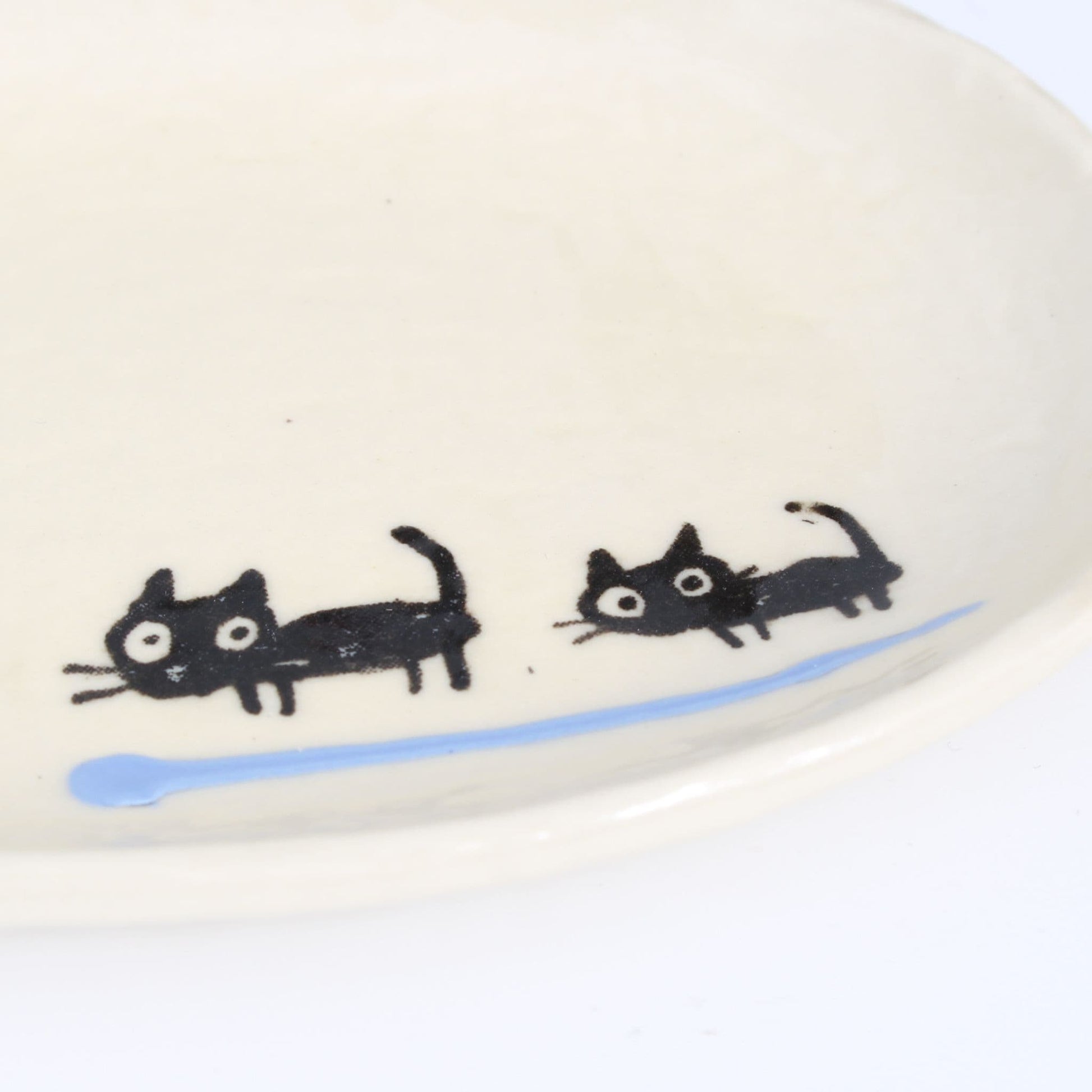 Small Plate - Black Cat