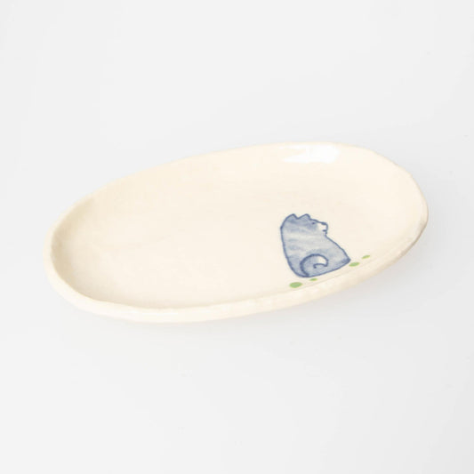 Small Plate - Black Shiba