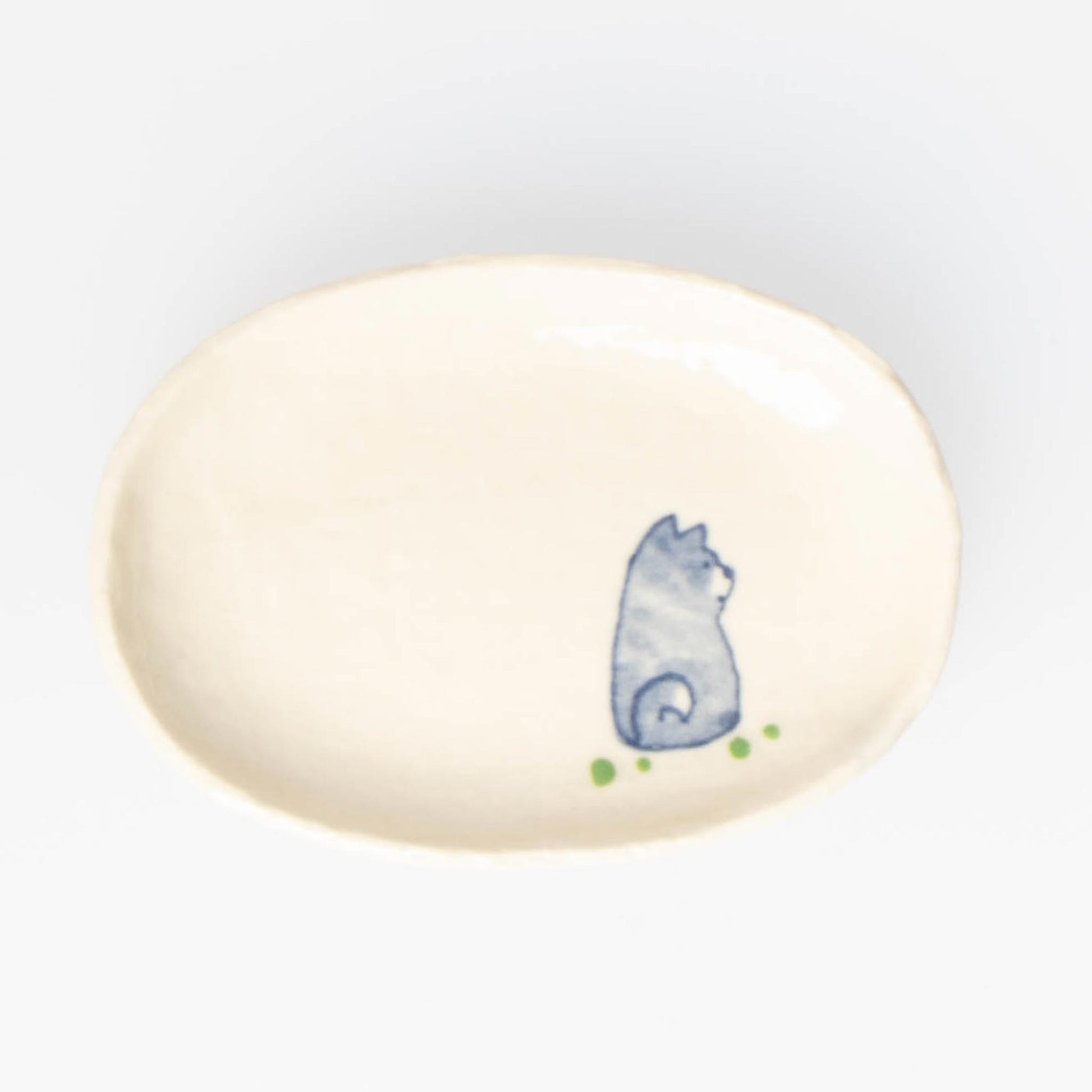 Small Plate - Black Shiba