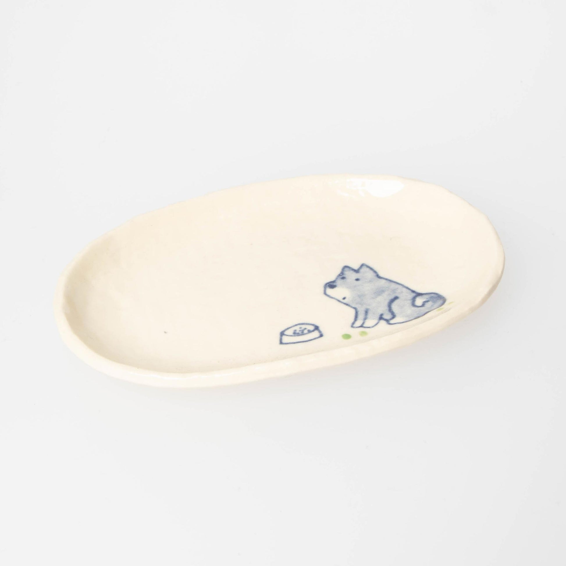Small Plate - Black Shiba