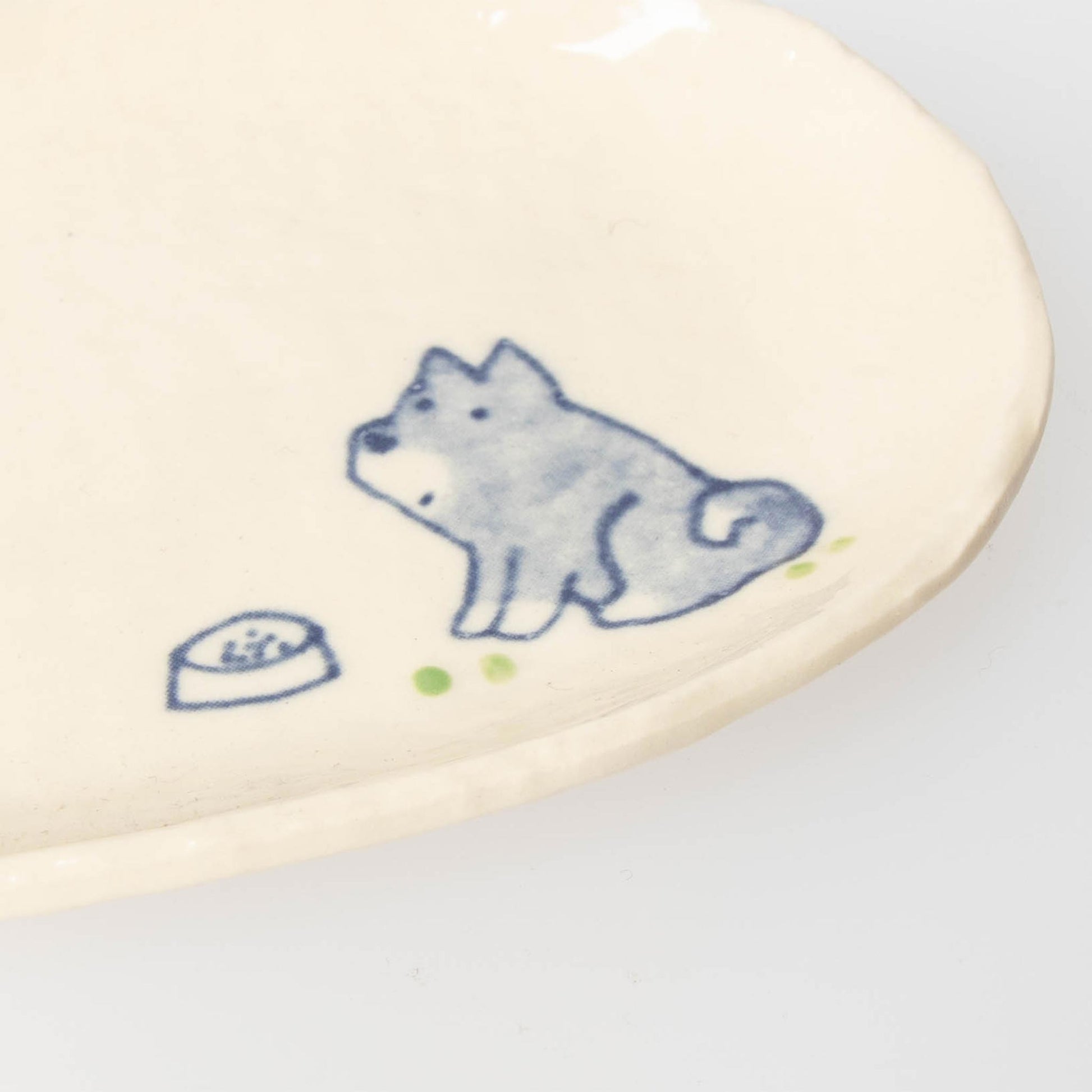 Small Plate - Black Shiba