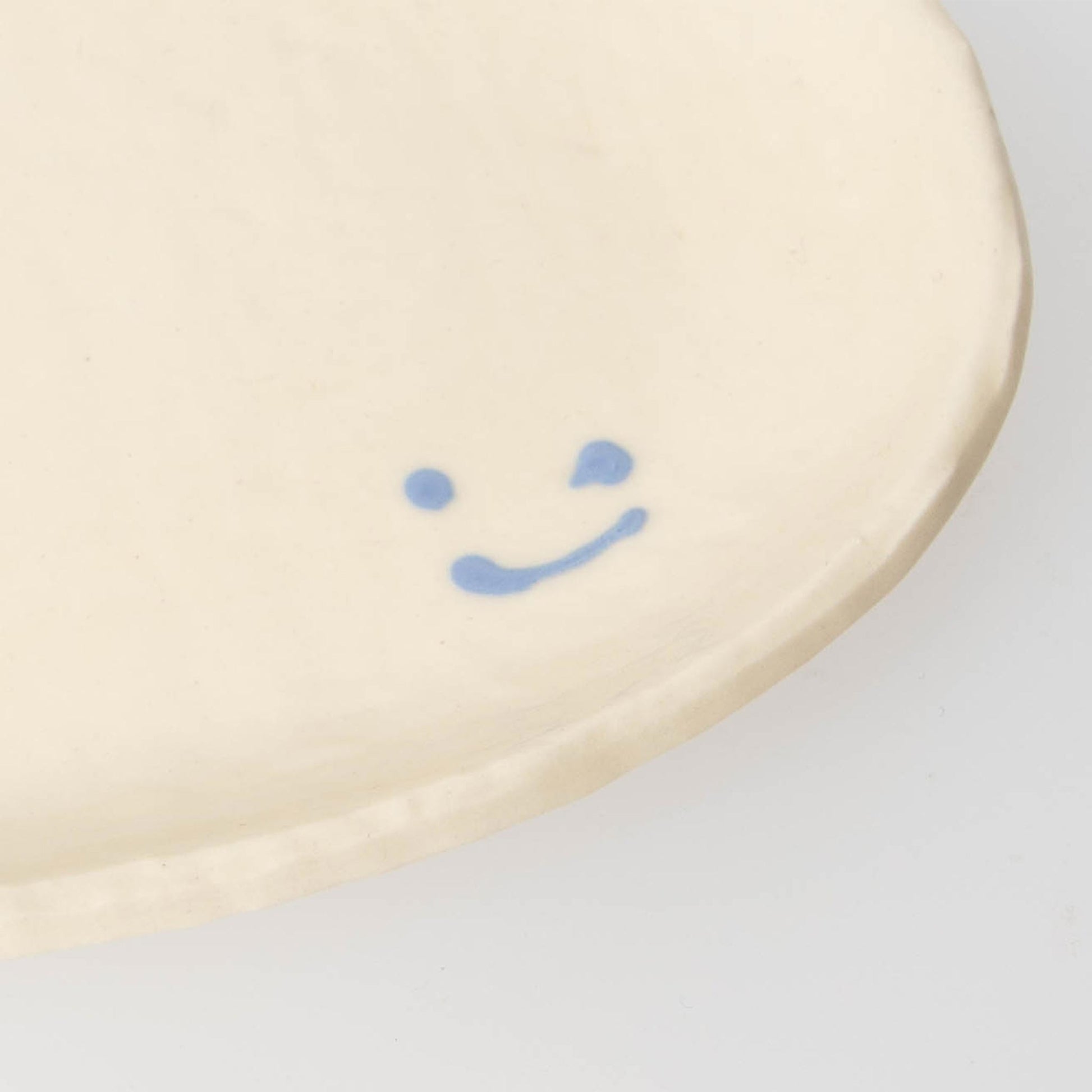 Small Plate Smile - Blue